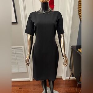 Ann Taylor Classic Black Midi Dress